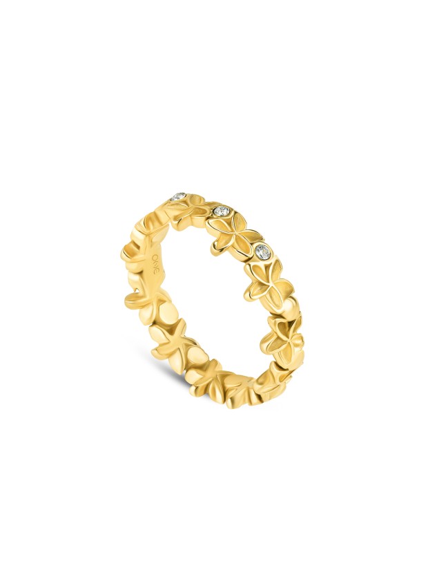Anel One Senhora Fleur Gold 6